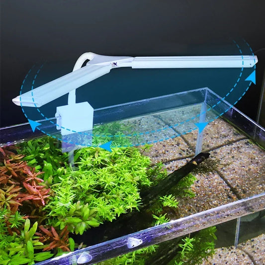 Super Bright Clip-On LED Aquarium Light — Full Spectrum Plant Grow Lamp with 5730 LEDs | 4W / 8W / 13W | 220–240V