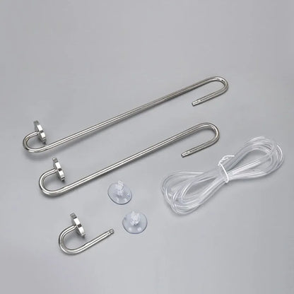 Stainless Steel CO2 Diffuser with Nano Atomizer Disc for Planted Aquariums