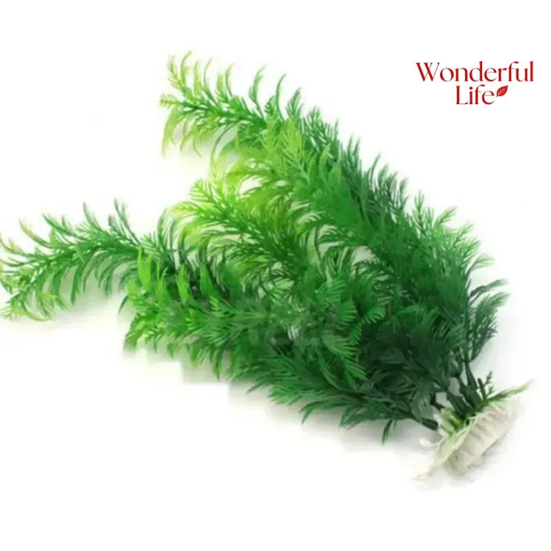 19 cm / 30 cm Artificial Water Grass – Plastic Aquarium Plants for Fish Tank Décor & Underwater Aquascaping