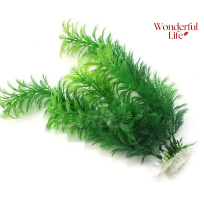 19 cm / 30 cm Artificial Water Grass – Plastic Aquarium Plants for Fish Tank Décor & Underwater Aquascaping