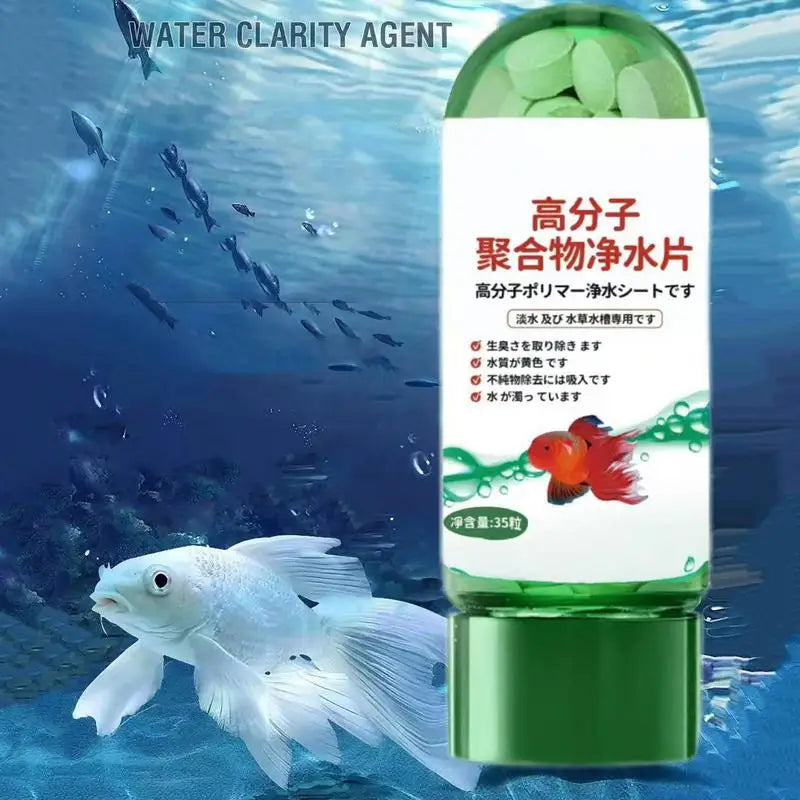 Aquarium Water Purification Tablets – Fast-Acting Filter Tablets for Clear, Healthy Fish Tank Water
