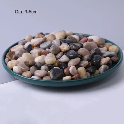 250g 500g Natural Aquarium Decorative Stones 3–5cm
