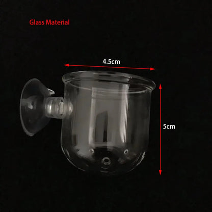 Acrylic Hanging Aquarium Planting and Feeding Cup