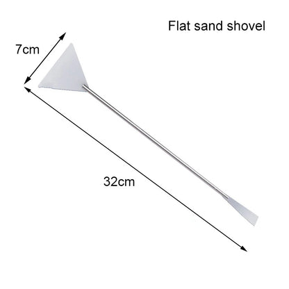 Aquarium Cleaning Tools Set Stainless Steel Scissors Tweezers Shovel Wave Trimmer Aquatic Plant Care Kit for Fish Tanks