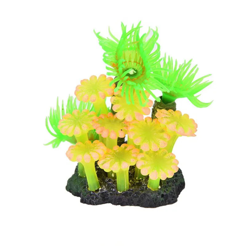 Artificial Coral Fish Tank Aquarium Simulation Coral Decoration Aquarium Landscape Plants Water Grass Ornament Aquarius