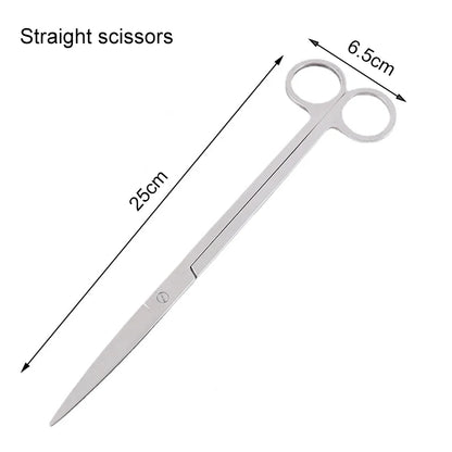 Aquarium Cleaning Tools Set Stainless Steel Scissors Tweezers Shovel Wave Trimmer Aquatic Plant Care Kit for Fish Tanks