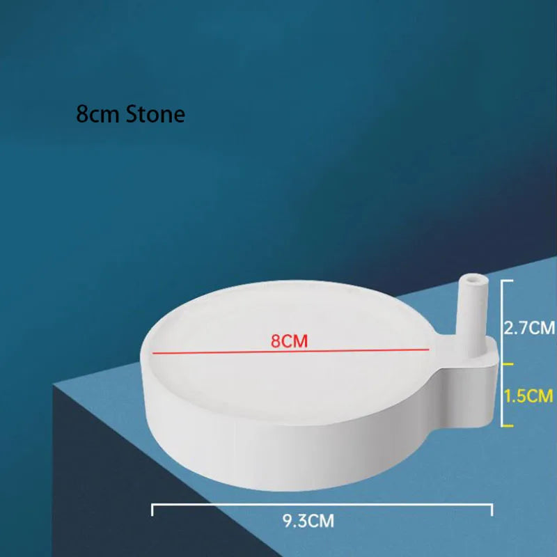 3.5cm 5cm 8cm 10cm Aquarium Air Stone Bubble Aerator Plate With Tube