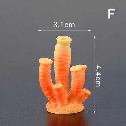 Artificial Resin Coral & Starfish Decor – Vibrant Reef-Style Ornament for Fish Tanks, Aquariums, and Home Displays