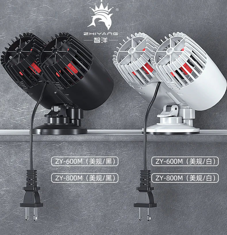 Aquarium Wavemaker Pump 360° Adjustable Wave Maker, Submersible Circulation & Aeration Pump for Fish Tanks 220–240V