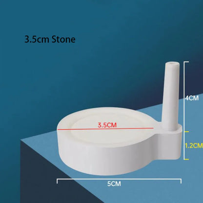 3.5cm 5cm 8cm 10cm Aquarium Air Stone Bubble Aerator Plate With Tube