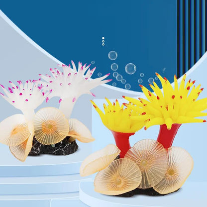 Artificial Coral Fish Tank Aquarium Simulation Coral Decoration Aquarium Landscape Plants Water Grass Ornament Aquarius