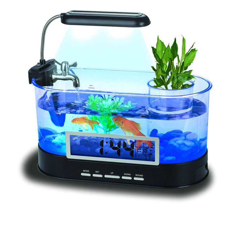 Mini USB Desktop Aquarium with Alarm