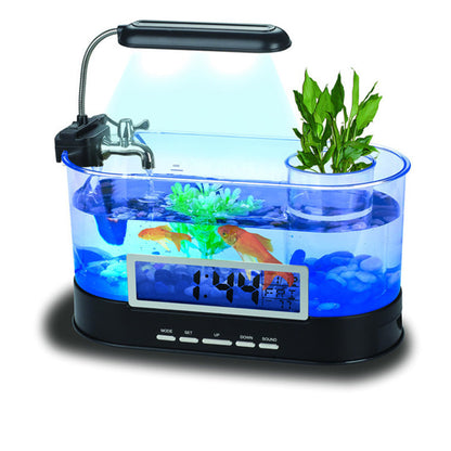 Mini USB Desktop Aquarium with Alarm