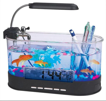 Mini USB Desktop Aquarium with Alarm