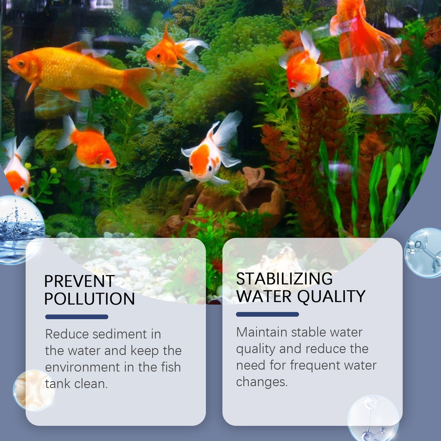 Water Quality Clarifying Agent for Aquariums
