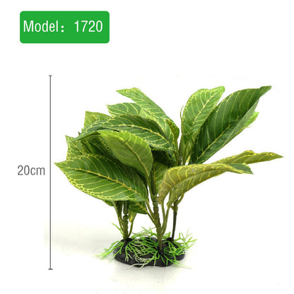 Aquatic Plant Ornament for Reptile Enclosures