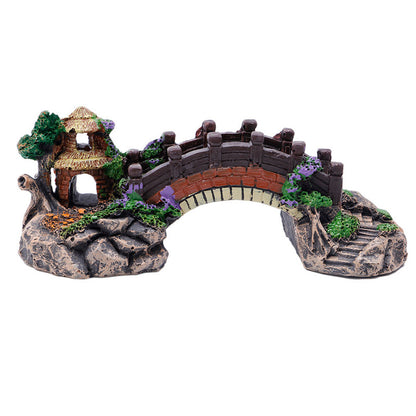 Aquarium Landscape Rockery Bridge Decoration
