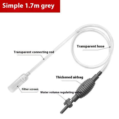 Manual Water Exchange Siphon for Fish Tanks