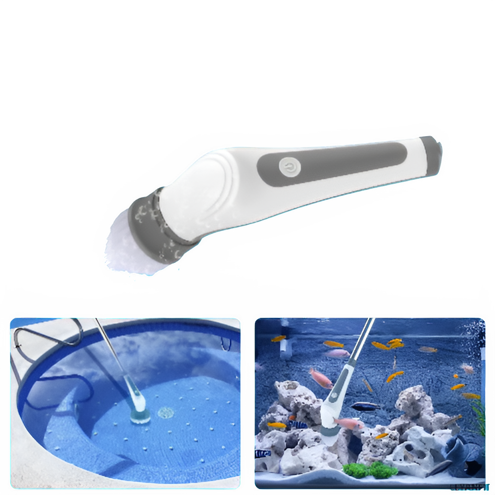 Cordless Underwater Cleaning Brush for Ponds and Tanks IPX8