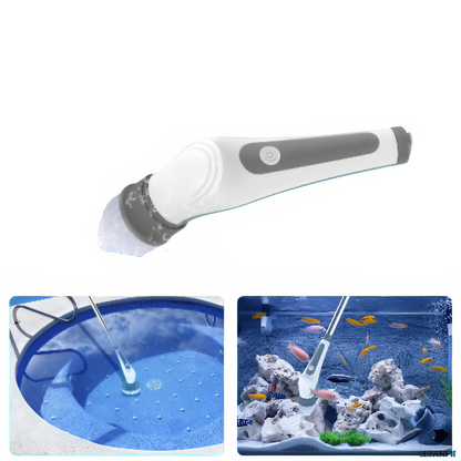 Cordless Underwater Cleaning Brush for Ponds and Tanks IPX8