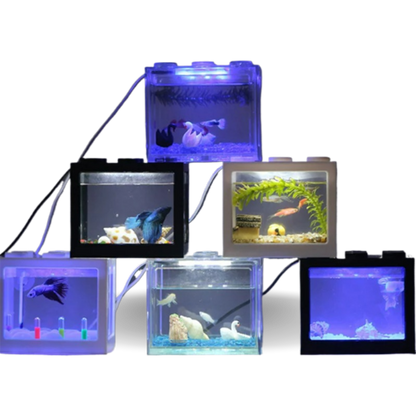 Stackable Space Saving Betta Fish Tank Aquarium