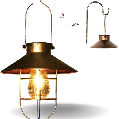 Solar Powered Hanging Lantern Light for Outdoor Pathways