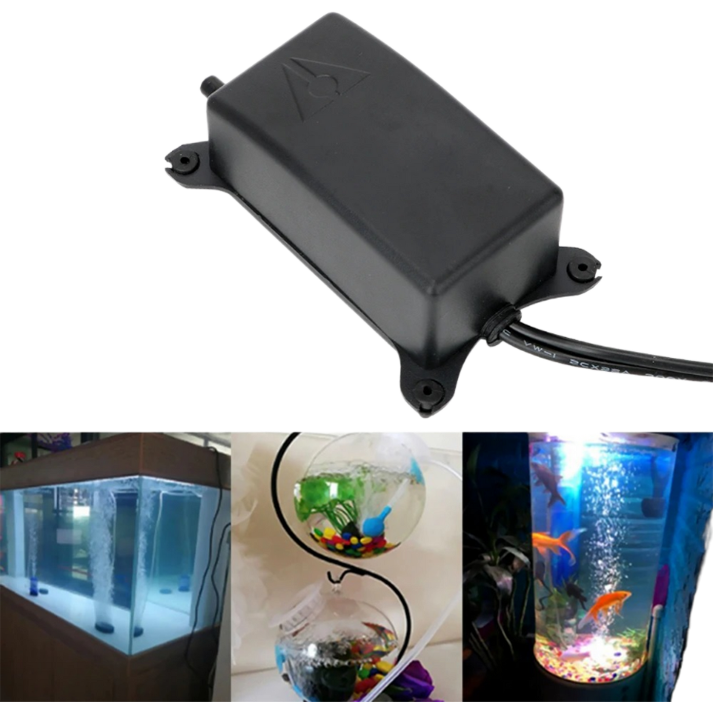 Ultra Quiet Air Pump for Aquarium Fish Tanks for Peaceful Underwater Environments