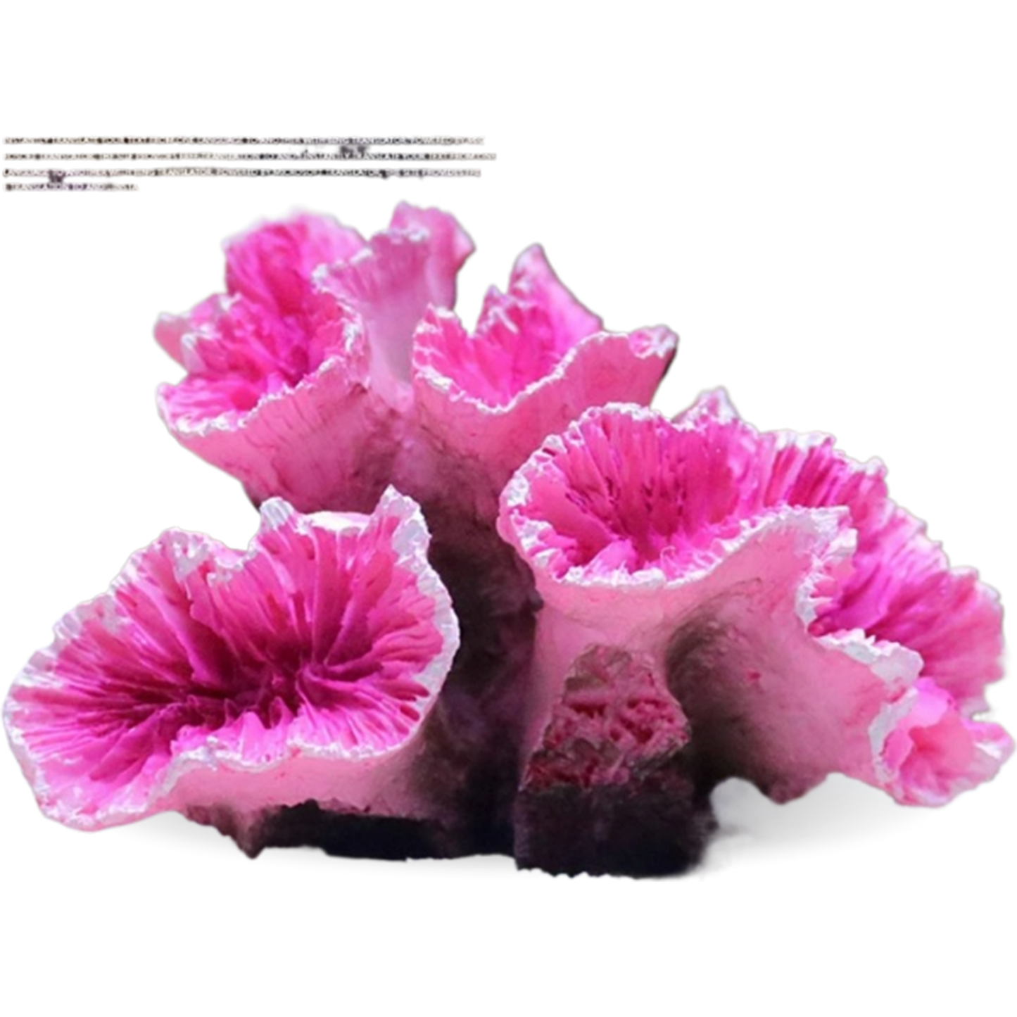 Resin Artificial Aquarium Fish Tank Decoration  Realistic Fox Coral