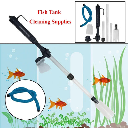 Electric Aquarium Fish Tank Siphon Pump and Gravel Cleaner Vacuum Effortless Water Changing and Cleaning