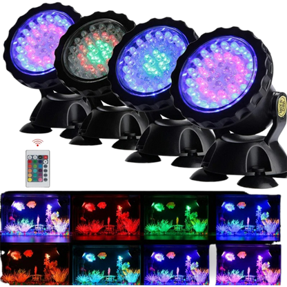 Vibrant Waterproof LED Lights for Ponds, Aquariums, and Gardens