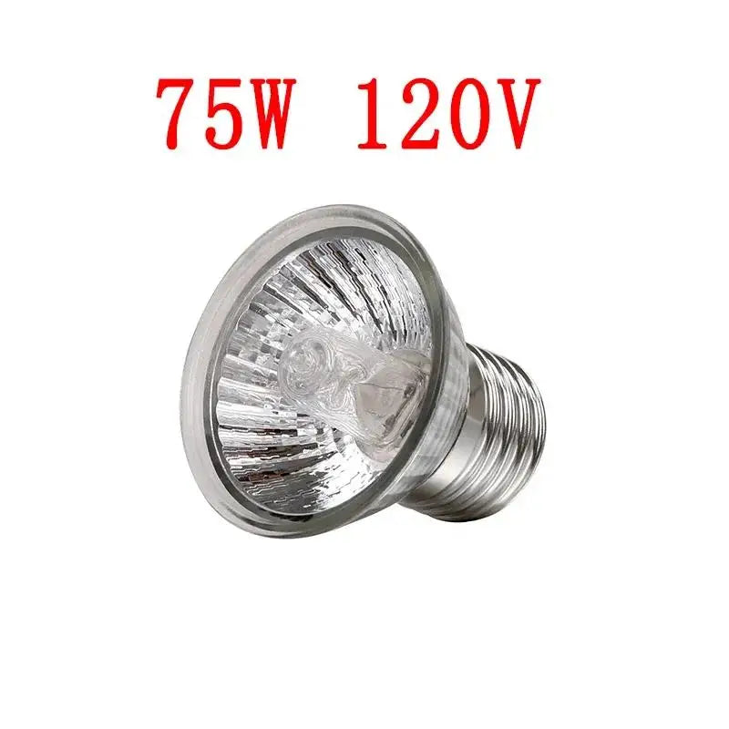 25W-75W Reptile Heating Bulb Lamp Light for Snakes, Lizards, and Turtles