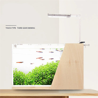 Creative Desktop Acrylic Fish Tank with Water Free Side Filter for Office and Home