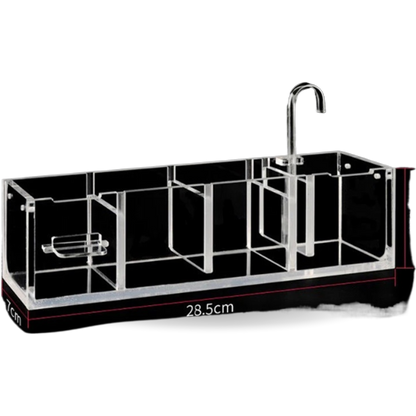 2-6 Grid Hang On Aquarium Pump Filter with Oxygen Box