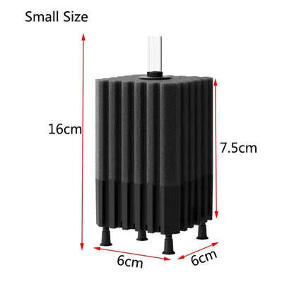 Quiet Biochemical Aquarium Sponge Filter for Fish Tanks Effective Biological Filtration