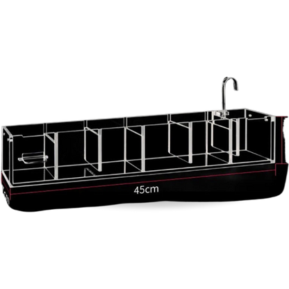 2-6 Grid Hang On Aquarium Pump Filter with Oxygen Box