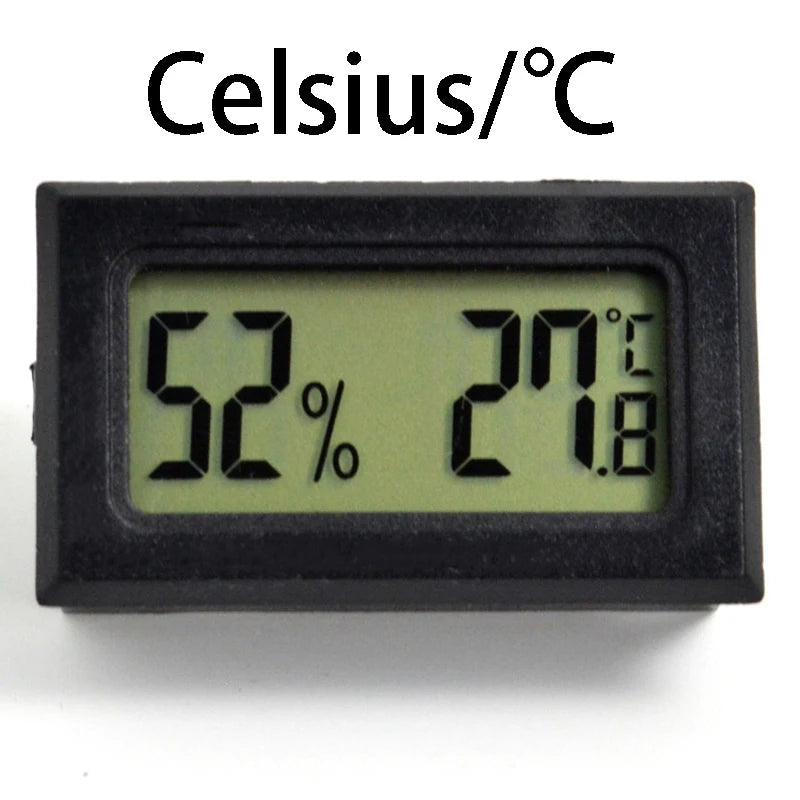 Digital LCD Thermometer and Hygrometer  Accurate Temperature and Humidity Monitor for Reptiles and Pet Habitats