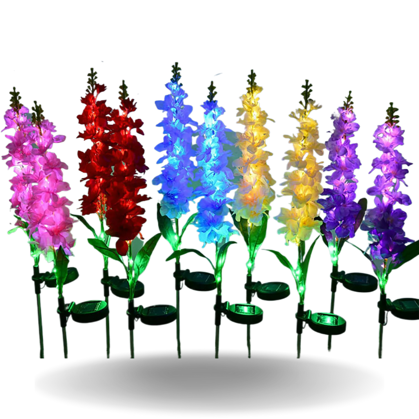 Solar Powered Blooming LED Lights Perfect for Garden Decoration and Outdoor Ambiance