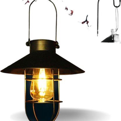 Solar Powered Hanging Lantern Light for Outdoor Pathways