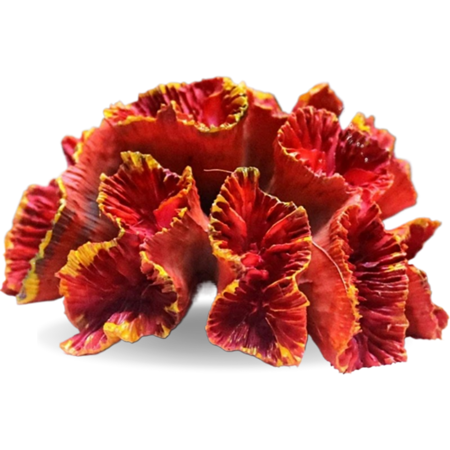 Resin Artificial Aquarium Fish Tank Decoration  Realistic Fox Coral