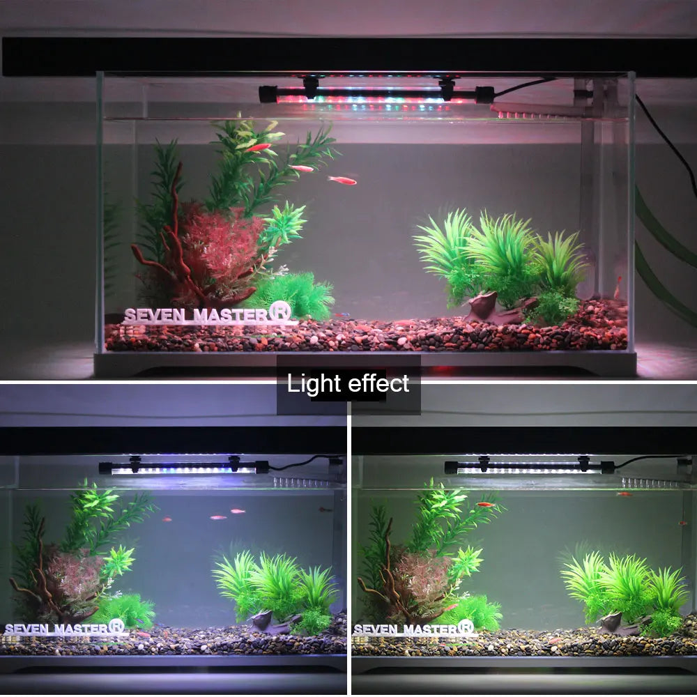 Waterproof LED Aquarium Light Plant Grow Lamp for Fish Tank