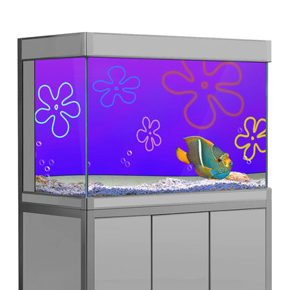 Cartoon Bob Underwater Aquarium Background Sticker HD PVC Fish Tank Backdrop