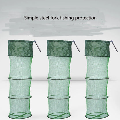 5 Layers Folding Mesh Fish Net Cage for Aquatic and Outdoor Use