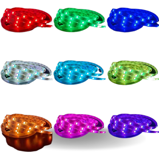 5 to 30M Length Waterproof LED Strip Lights with Bluetooth Control