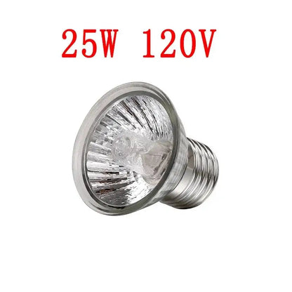 25W-75W Reptile Heating Bulb Lamp Light for Snakes, Lizards, and Turtles