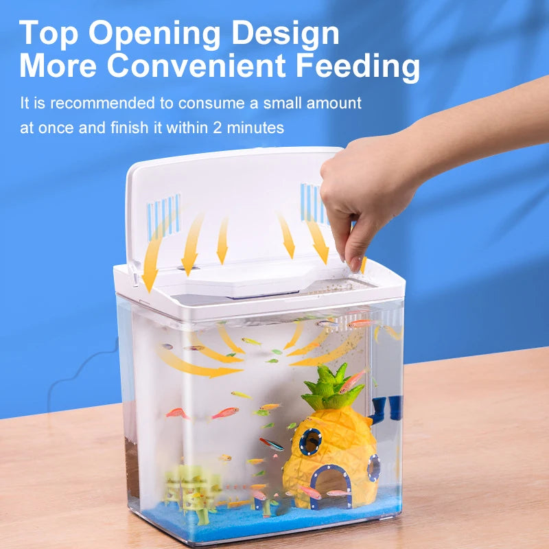 Fish Tank Living Room Small Mini Douyu Tank Household Tabletop Ecological Tank with Self-Circulating Back Filter for Goldfish