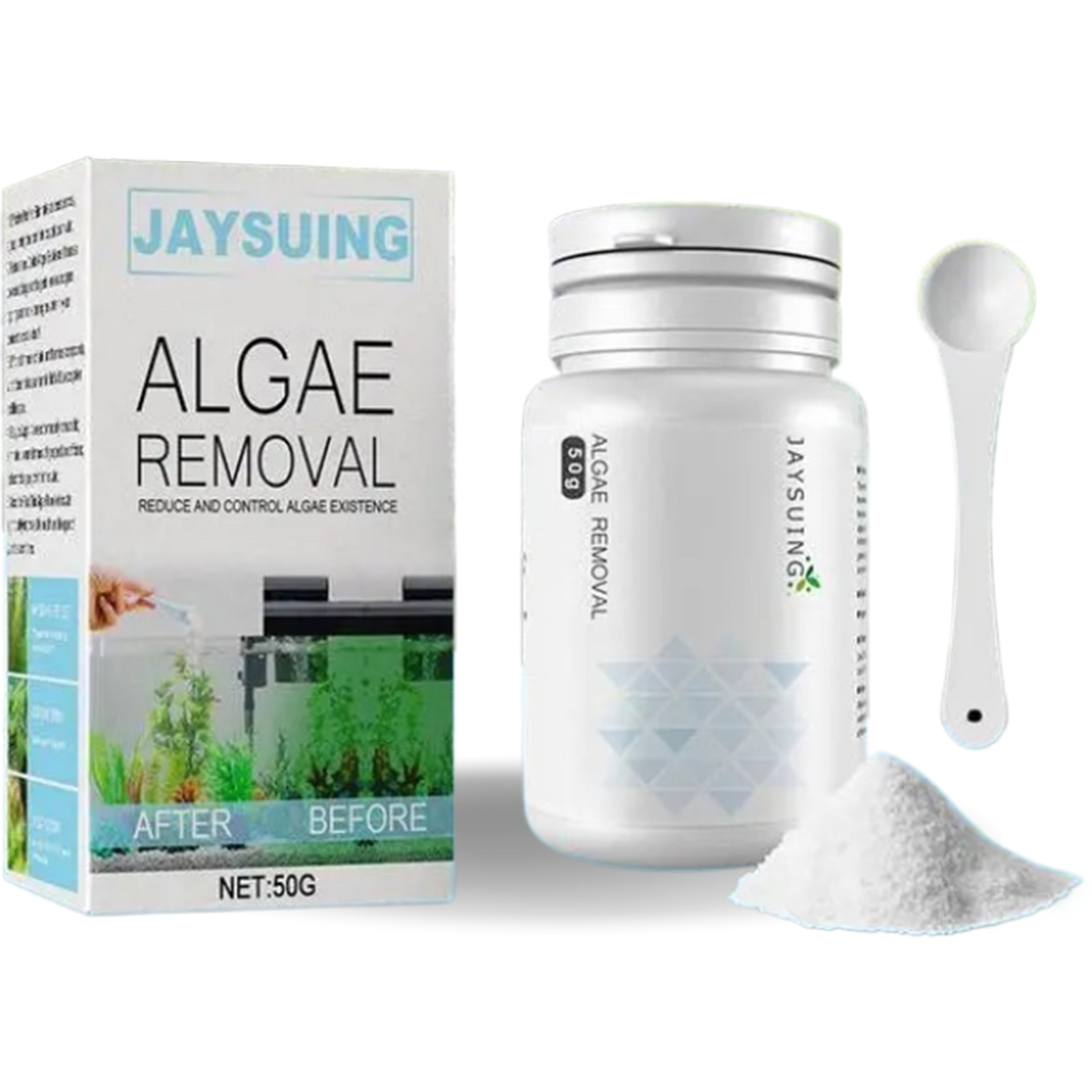 Magic Water Purifying Powder for Algae Control Pond & Aquarium Water Cleaner