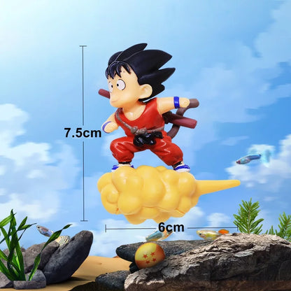 Charming Floating Wukong Aquarium Decoration Cartoon PVC Fish Tank Ornament