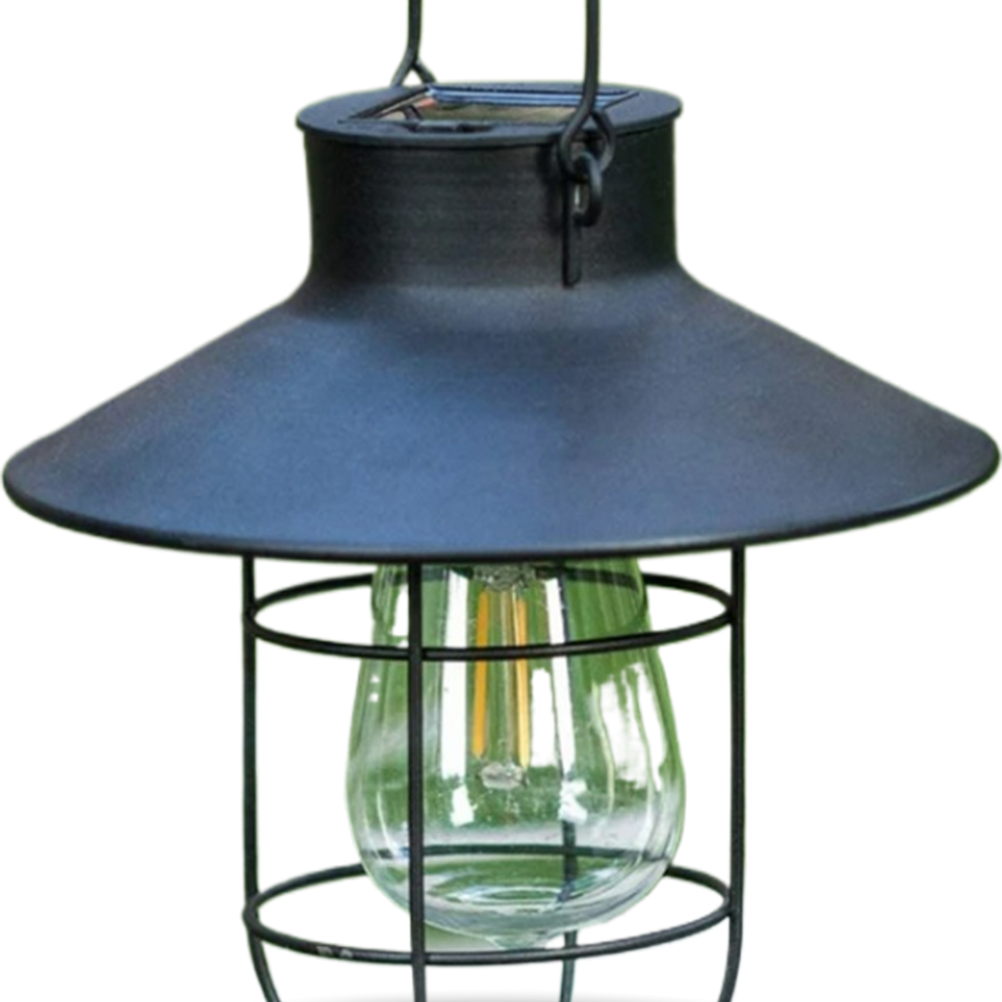 Solar Powered Hanging Lantern Light for Outdoor Pathways