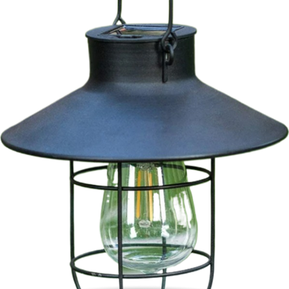 Solar Powered Hanging Lantern Light for Outdoor Pathways