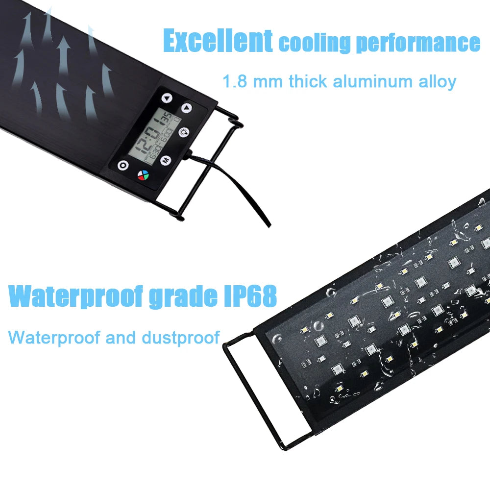 24/7 Full Spectrum Aquarium LED Light Plant Growth and Decorative Lighting